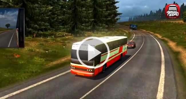 Kerala State RTC Superfast bus in ETS2 Game Aanavandi